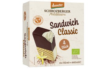 Sandwich Eis Schoko Vanille
