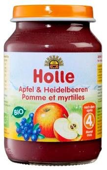 Apfel mit Heidelbeere