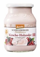 Kirsch-Holunder Joghurt
