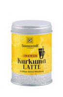 Trink-Kurkuma-Latte-Ingwer Dose